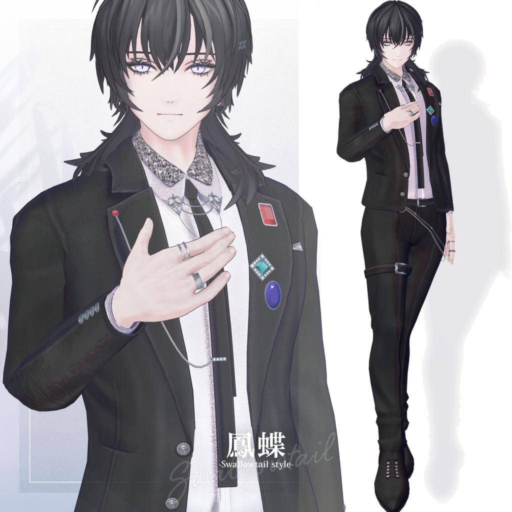 【3D衣装】鳳蝶 -Ageha Swallowtail style- <VRC対応>