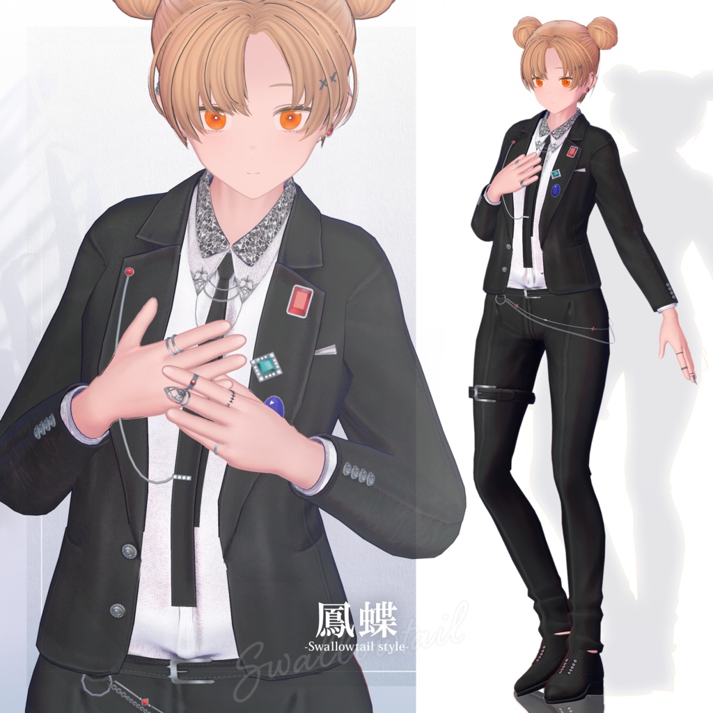 【3D衣装】鳳蝶 -Ageha Swallowtail style- <VRC対応>