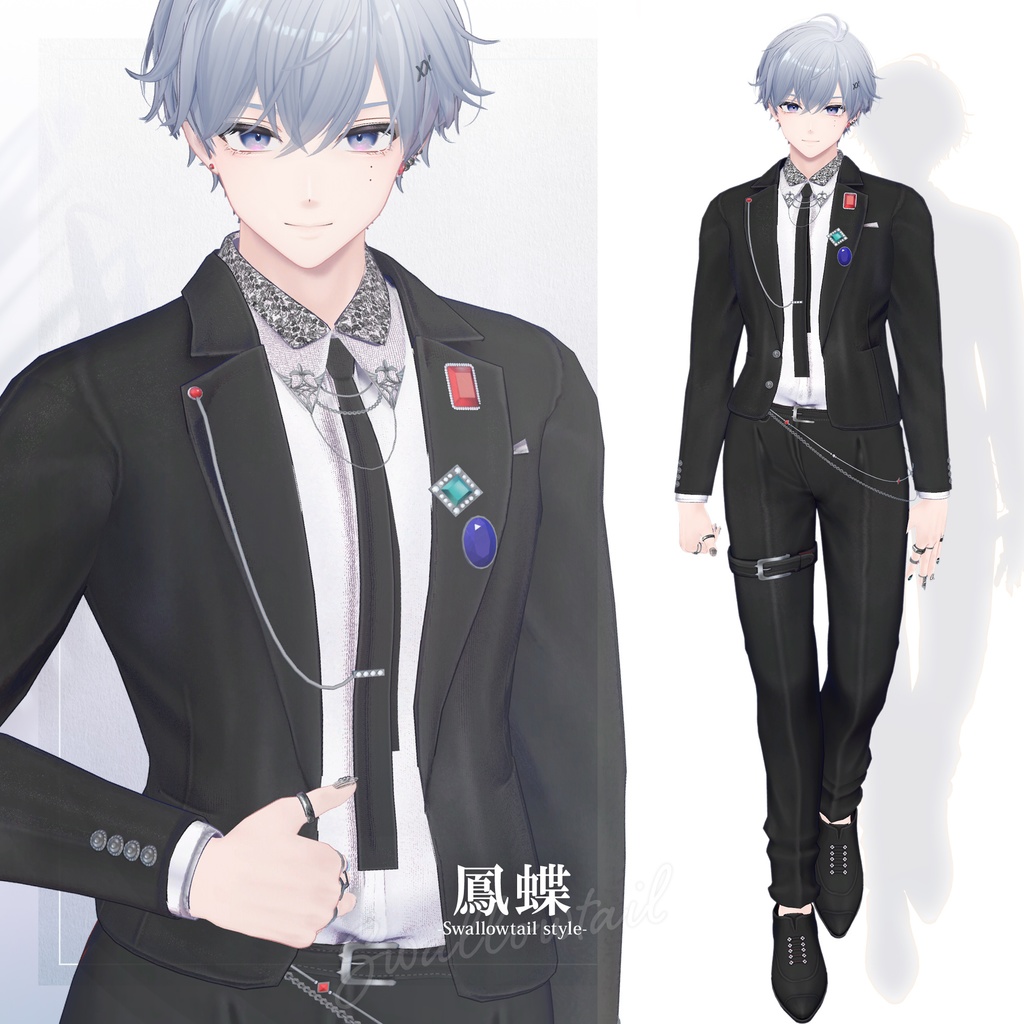 【3D衣装】鳳蝶 -Ageha Swallowtail style- <VRC対応>