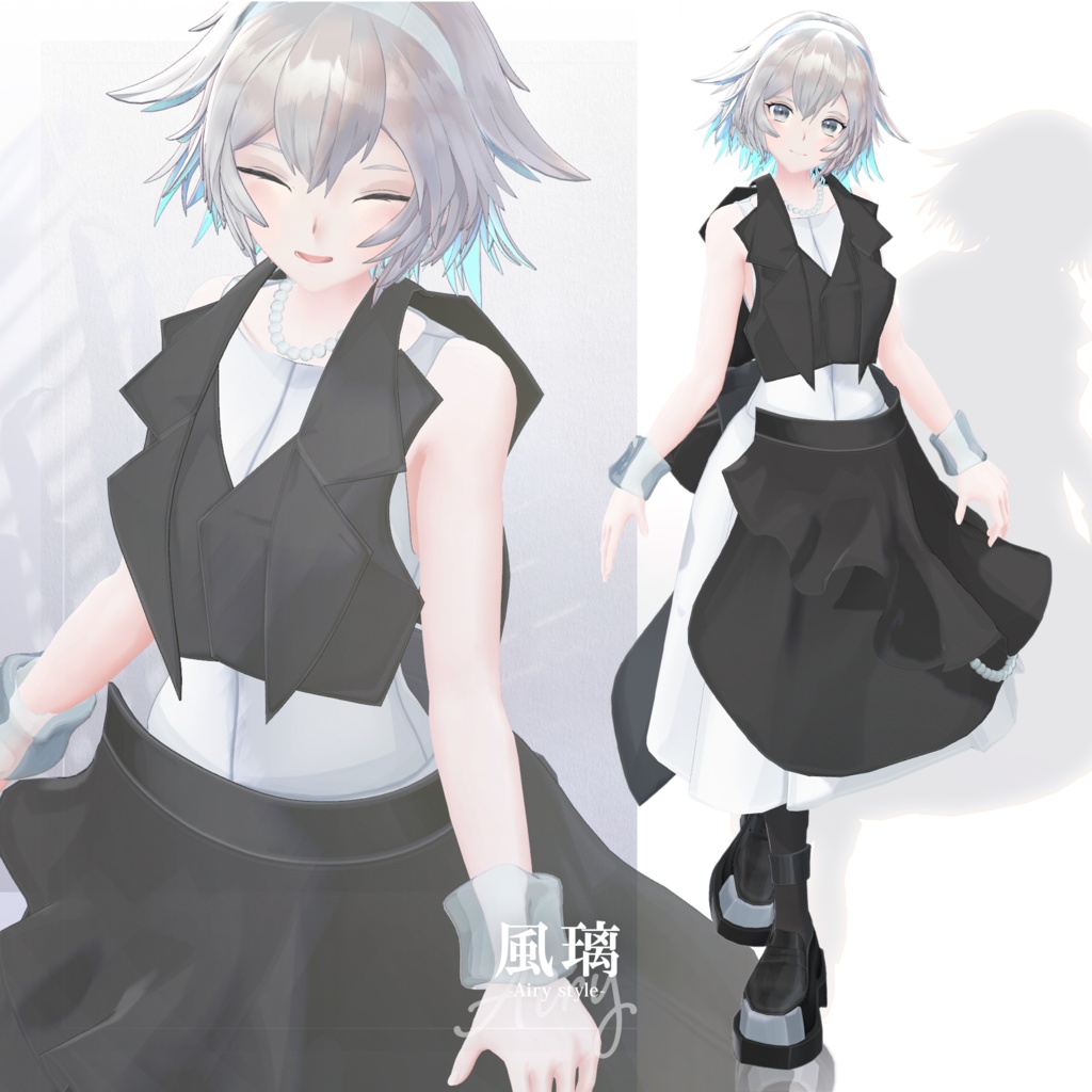 【3D衣装】風璃 -Furi Airy style- <VRC対応>