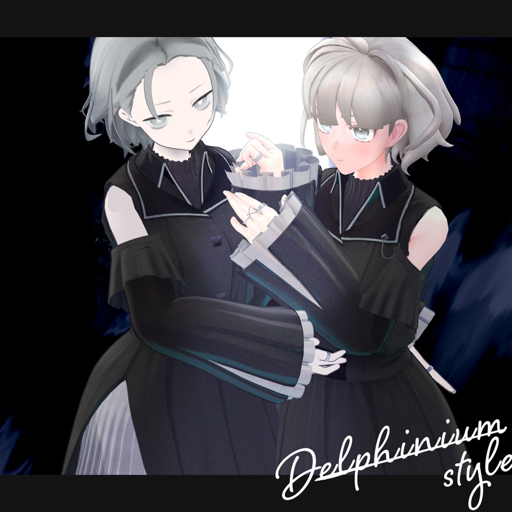 【3D衣装】彩千華 -Sachika Delphinium style- <VRC対応>