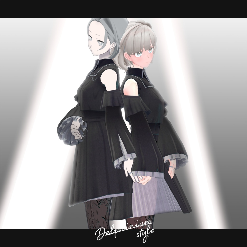 【3D衣装】彩千華 -Sachika Delphinium style- <VRC対応>