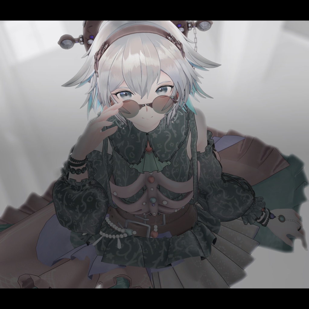 【3D衣装】瑚紅姫 -Cocohime Coral style- <VRC対応>
