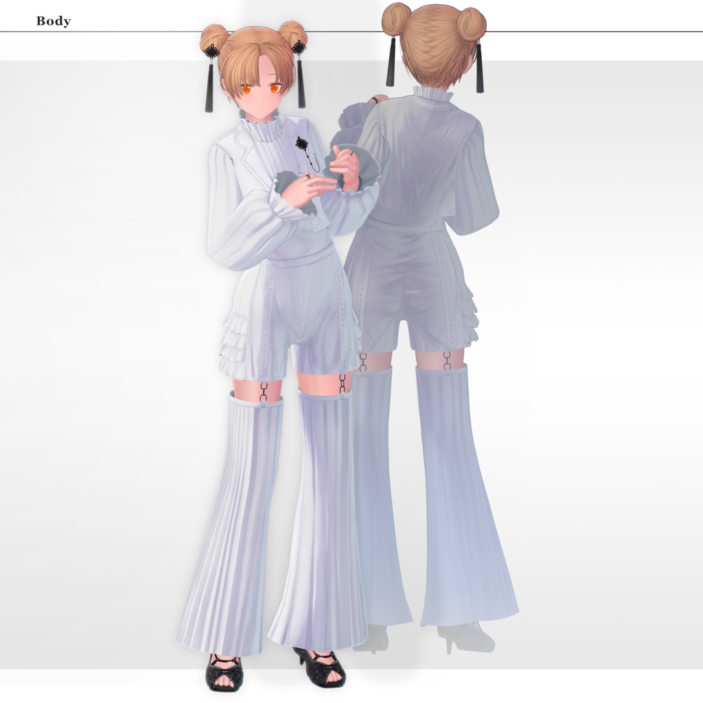 【3Dモデル】愛結華(あゆか) -Ayuka- <VRC対応>