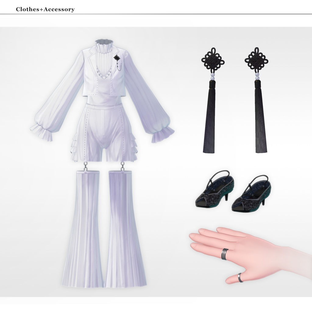 【3Dモデル】愛結華(あゆか) -Ayuka- <VRC対応>