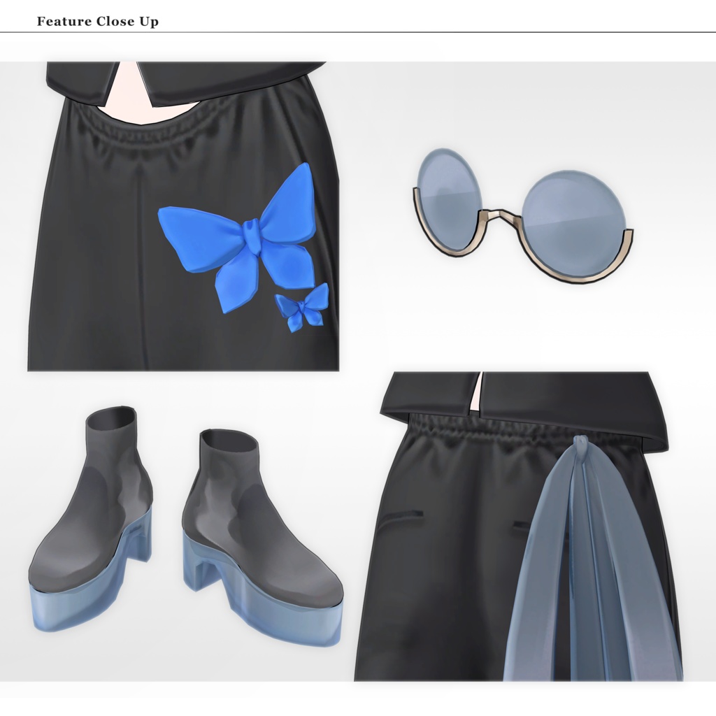 【3Dモデル】璃空(りく) -Riku- <VRC対応>