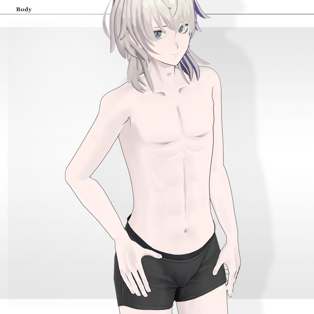 【3Dモデル】璃空(りく) -Riku- <VRC対応>