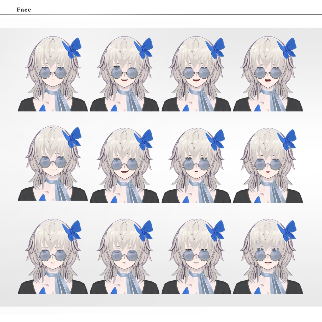 【3Dモデル】璃空(りく) -Riku- <VRC対応>