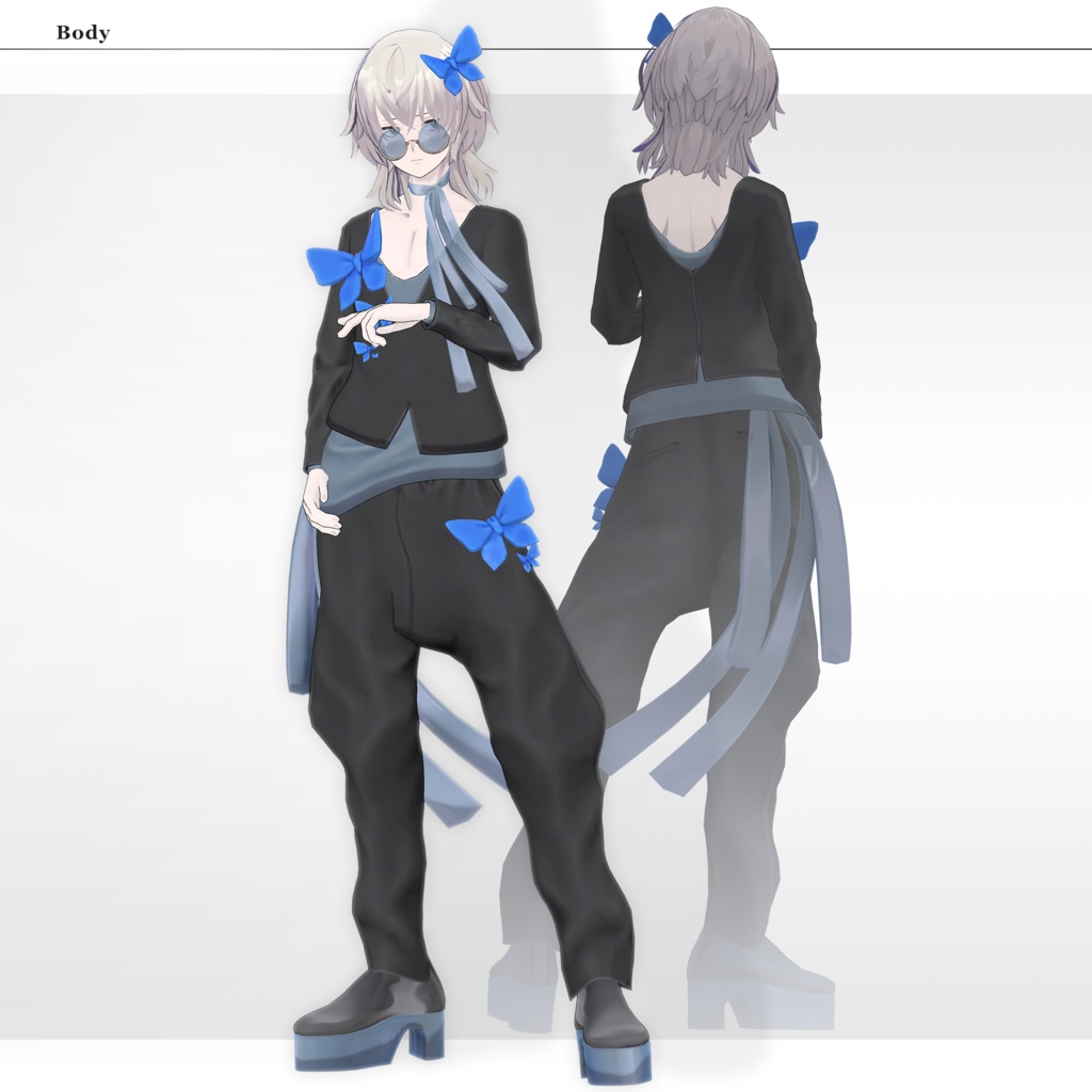 【3Dモデル】璃空(りく) -Riku- <VRC対応>