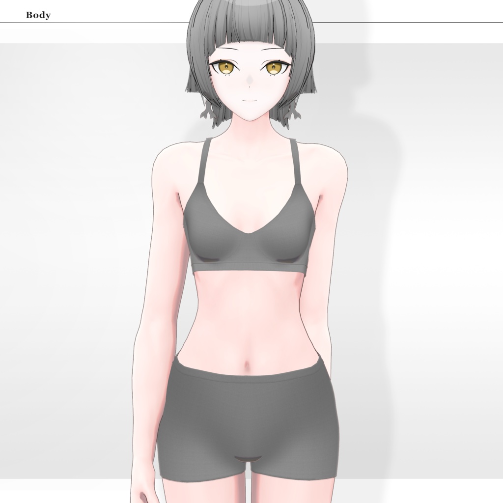 【3Dモデル】妃白(ひしろ) -Hishiro- <VRC対応>