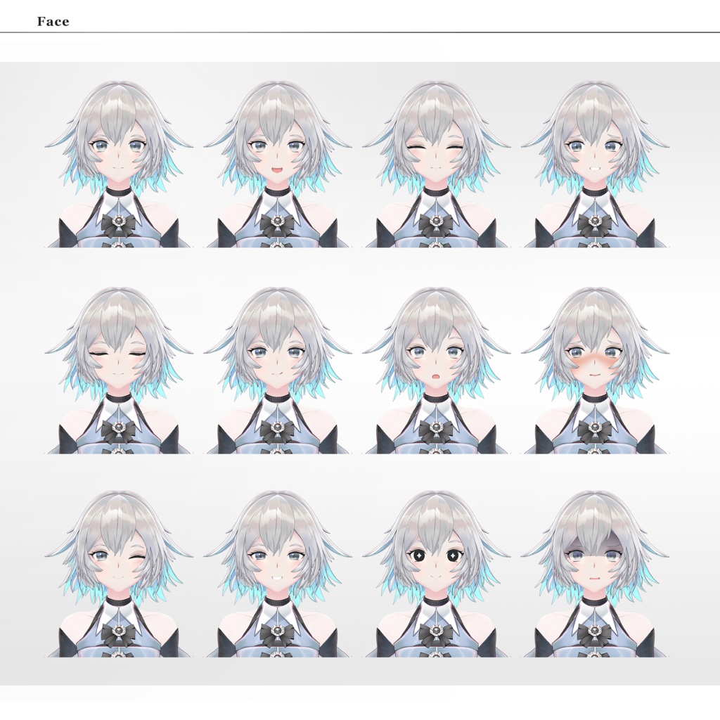 【3Dモデル】湊渚(みお) -Mio- <VRC対応>