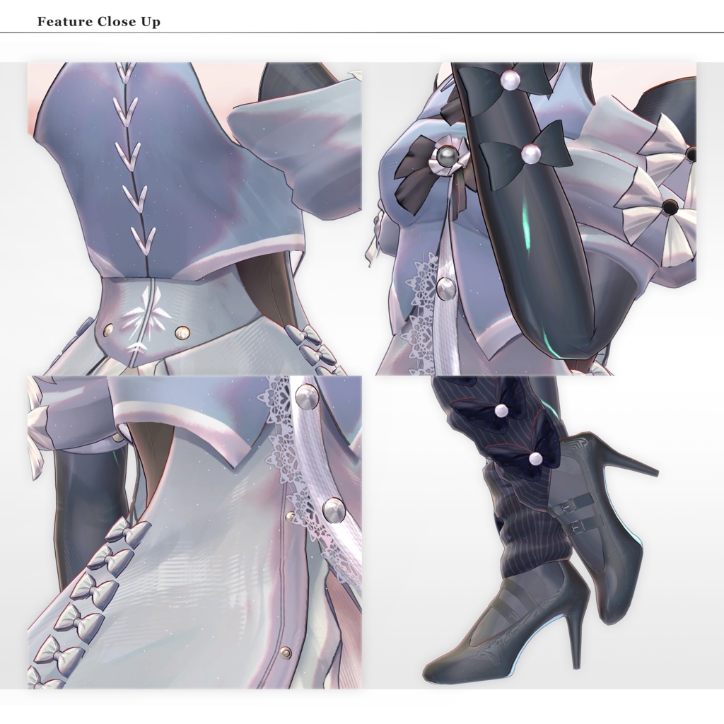 【3Dモデル】湊渚(みお) -Mio- <VRC対応>