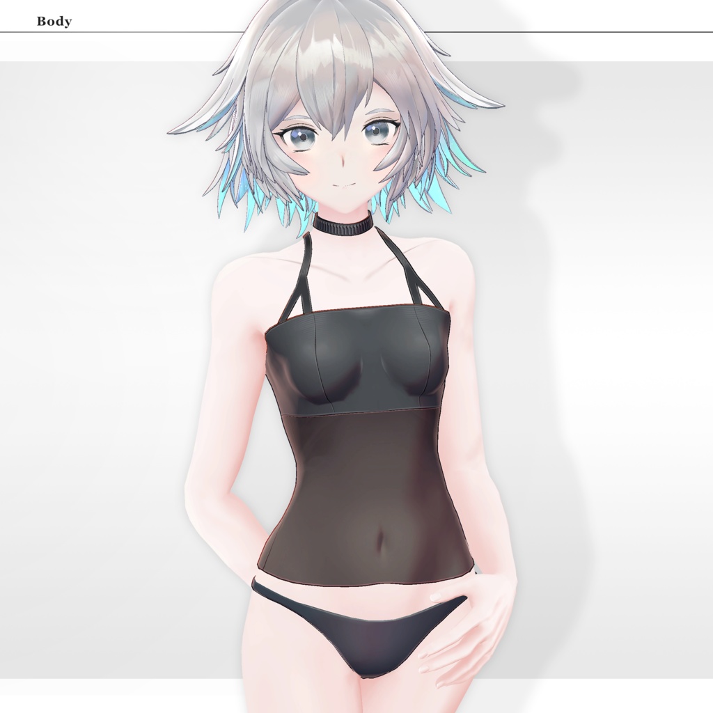 【3Dモデル】湊渚(みお) -Mio- <VRC対応>