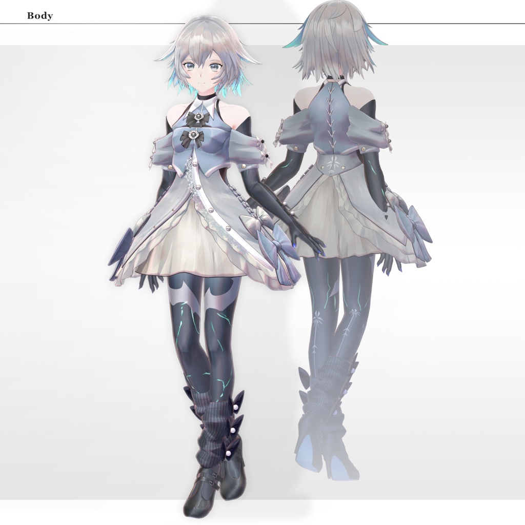 【3Dモデル】湊渚(みお) -Mio- <VRC対応>