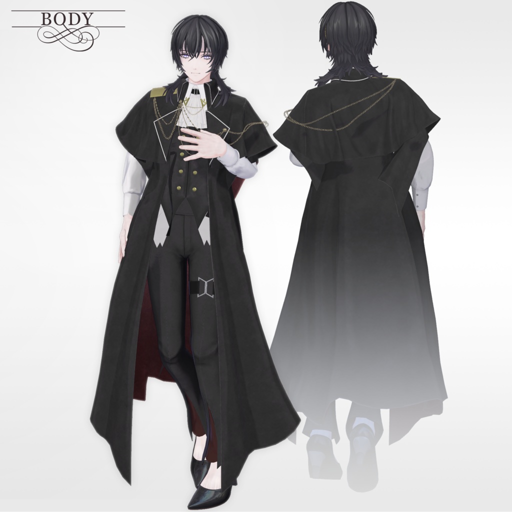 【3Dモデル】零韻(れいん) -Rein- <VRC対応>