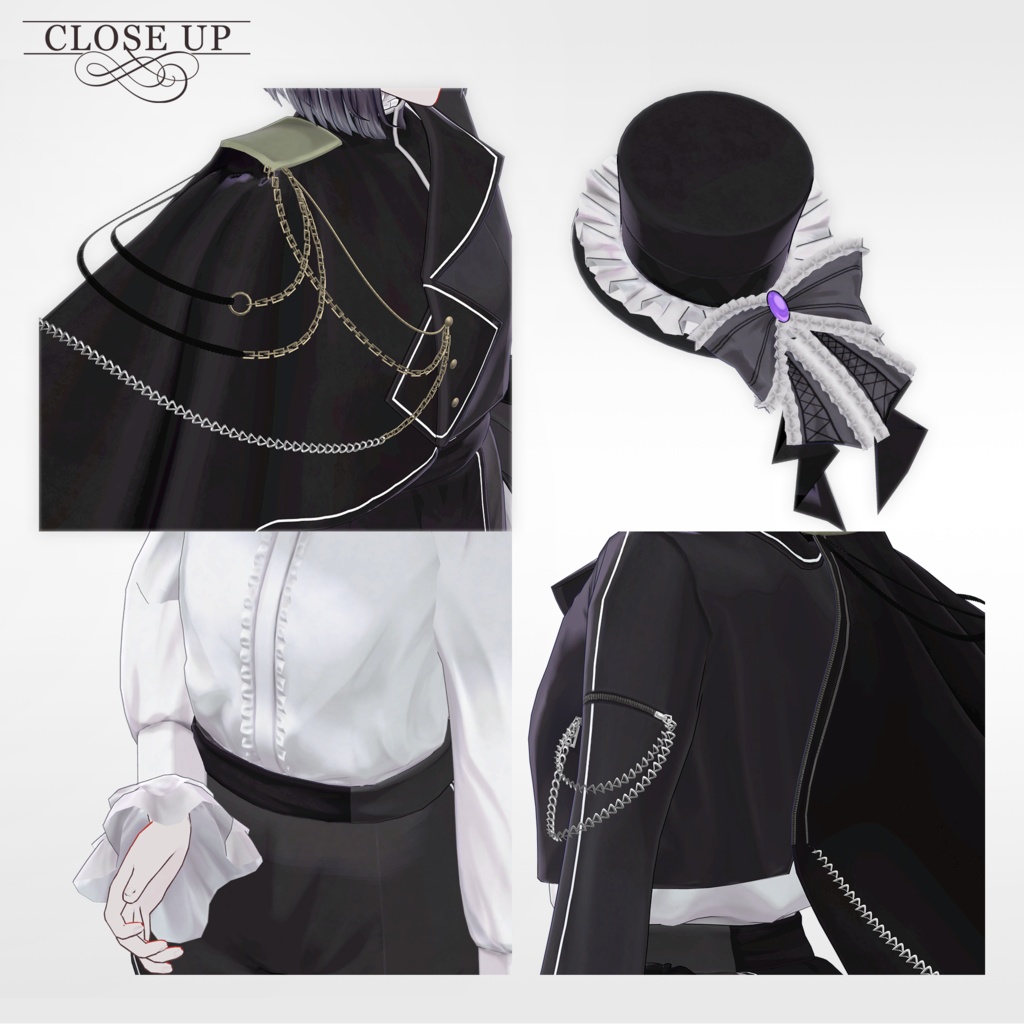 【3Dモデル】玲來(れいら) -Reira- <VRC対応>