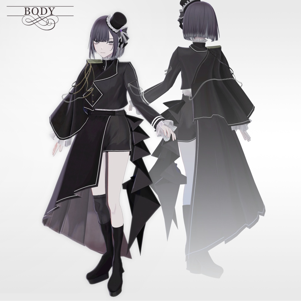 【3Dモデル】玲來(れいら) -Reira- <VRC対応>