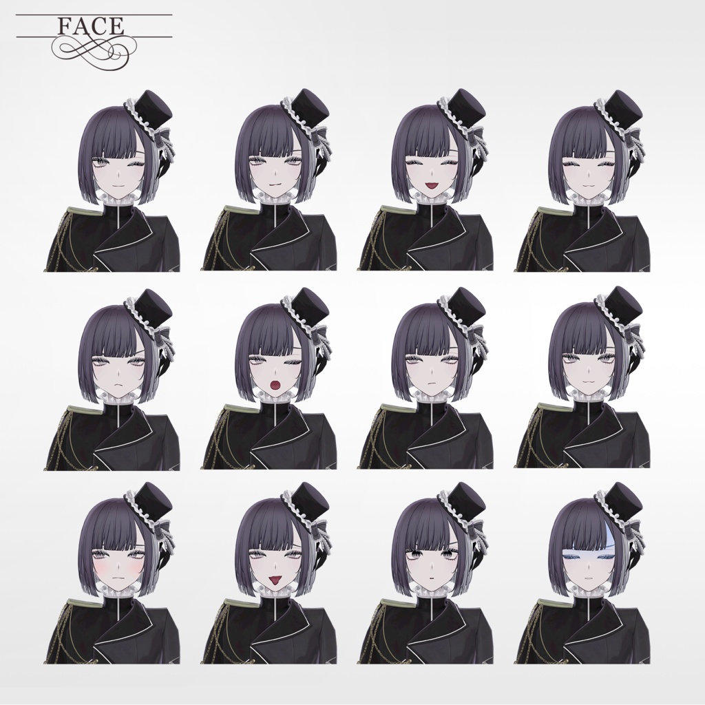 【3Dモデル】玲來(れいら) -Reira- <VRC対応>