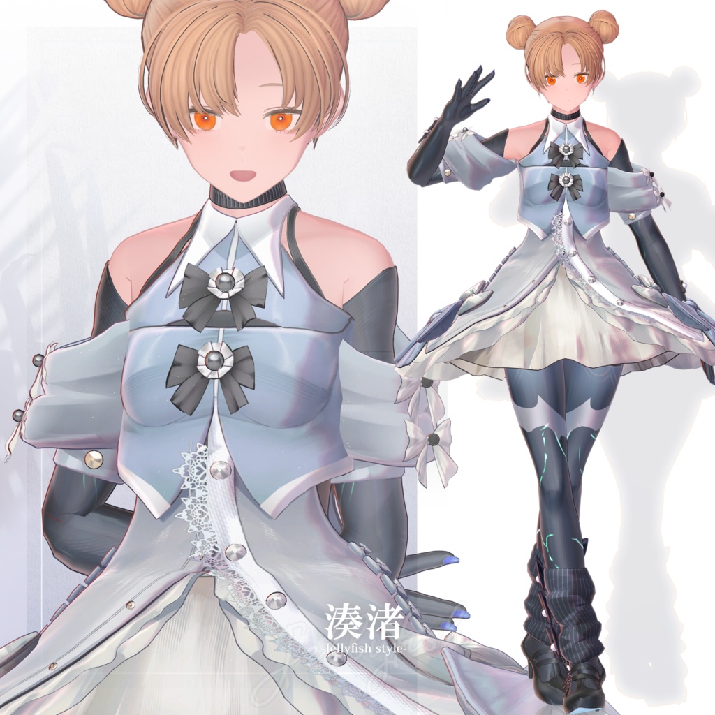 【3D衣装】湊渚 -Mio Jellyfish style- <VRC対応>