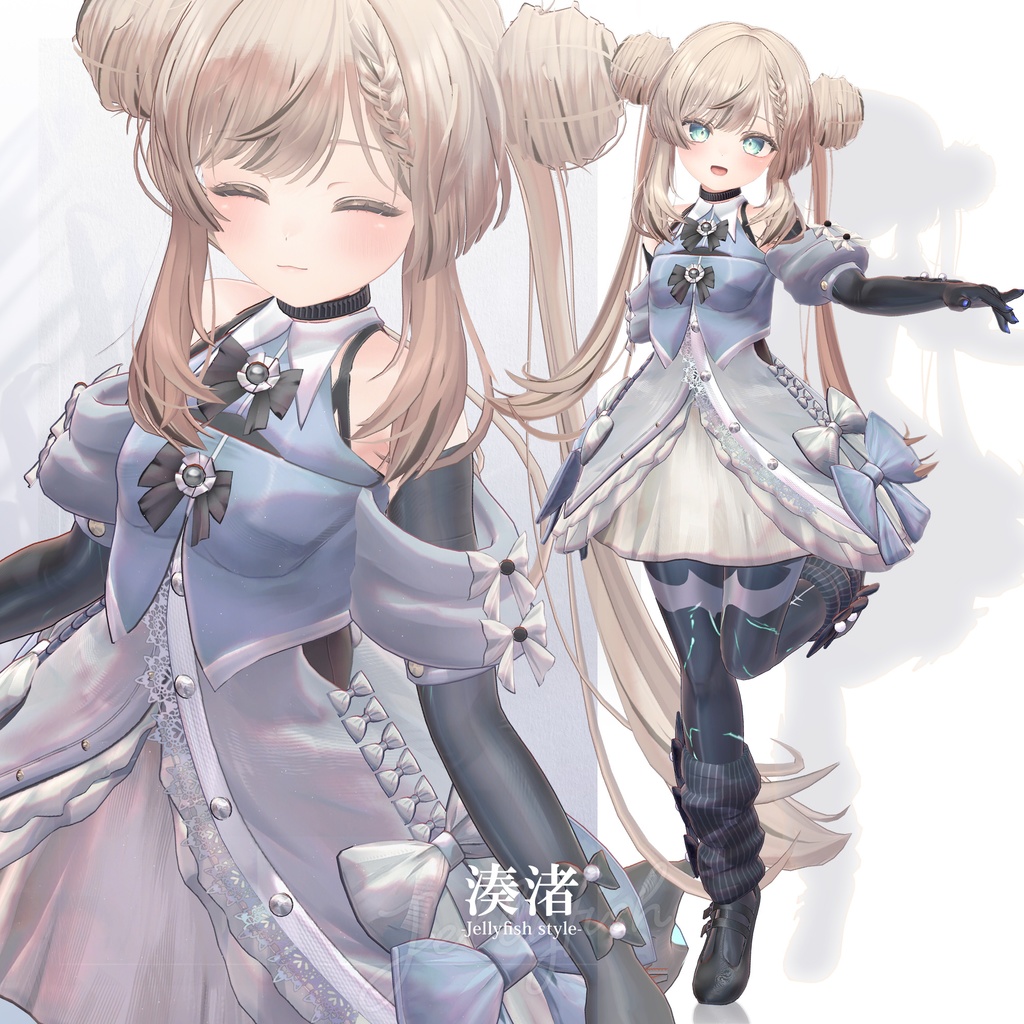 【3D衣装】湊渚 -Mio Jellyfish style- <VRC対応>