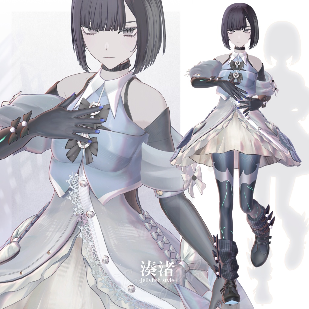 【3D衣装】湊渚 -Mio Jellyfish style- <VRC対応>