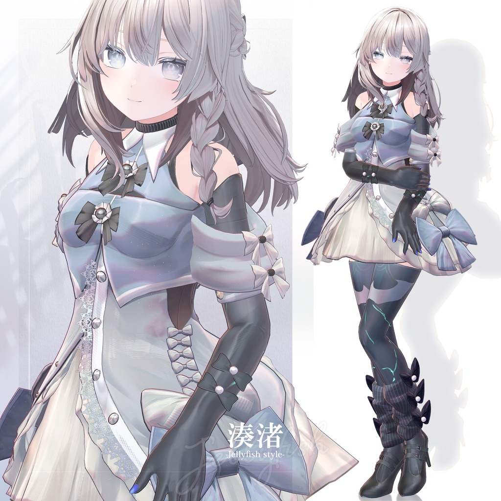 【3D衣装】湊渚 -Mio Jellyfish style- <VRC対応>