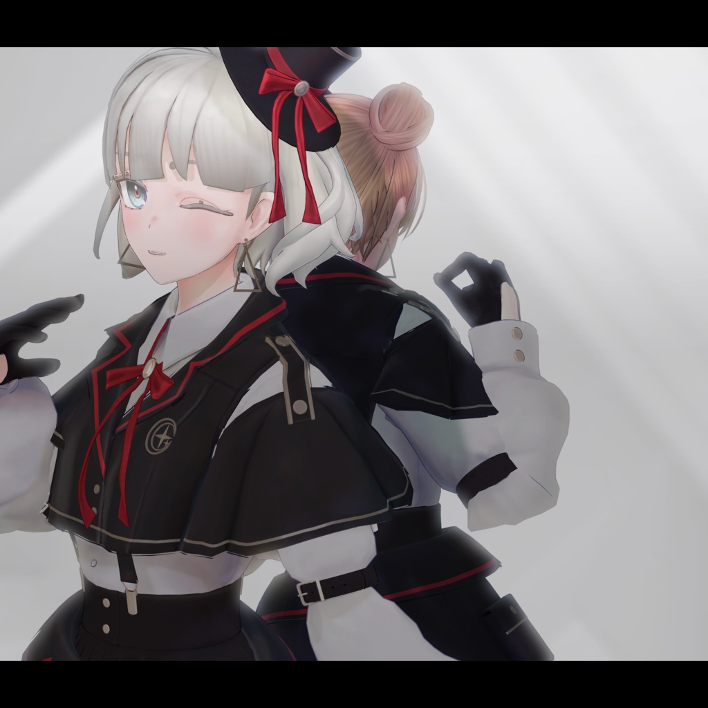 【3D衣装】紅遠 -Kuon Crimson magician style- <VRC対応>