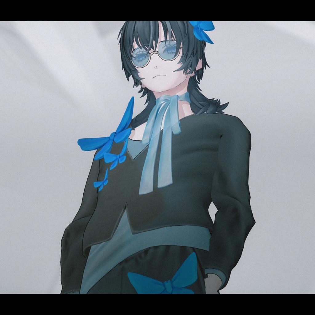 【3D衣装】璃空 -Riku Azure style- <VRC対応>