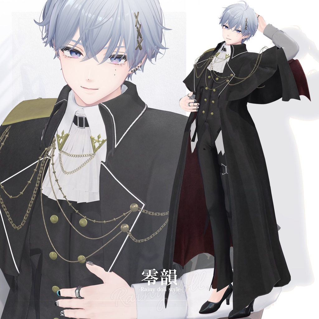 【3D衣装】零韻 -Rein Rainy doll style- <VRC対応>