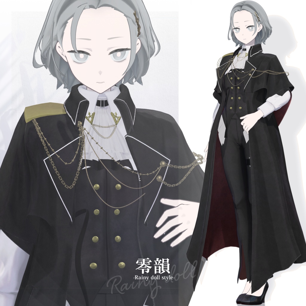 【3D衣装】零韻 -Rein Rainy doll style- <VRC対応>