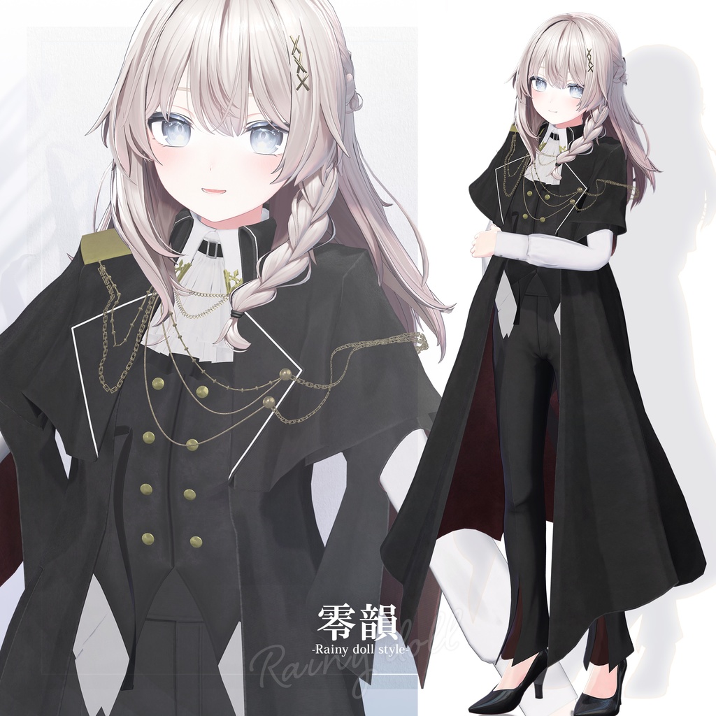 【3D衣装】零韻 -Rein Rainy doll style- <VRC対応>