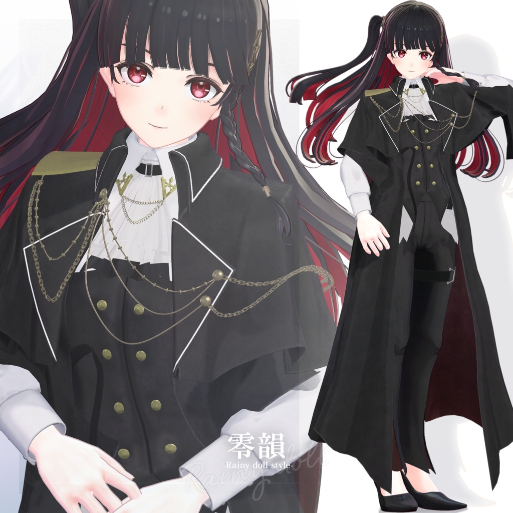 【3D衣装】零韻 -Rein Rainy doll style- <VRC対応>