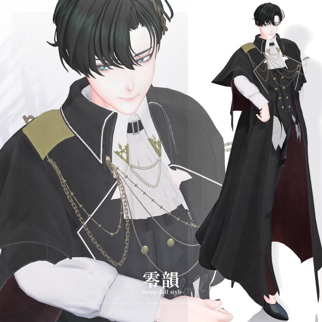 【3D衣装】零韻 -Rein Rainy doll style- <VRC対応>