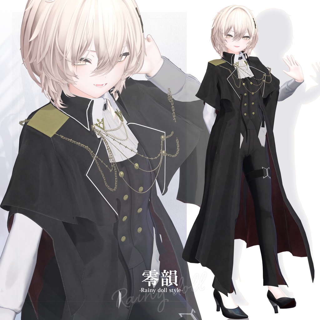 【3D衣装】零韻 -Rein Rainy doll style- <VRC対応>