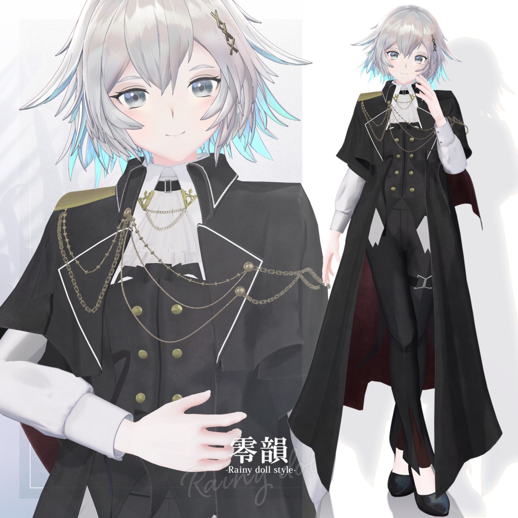 【3D衣装】零韻 -Rein Rainy doll style- <VRC対応>
