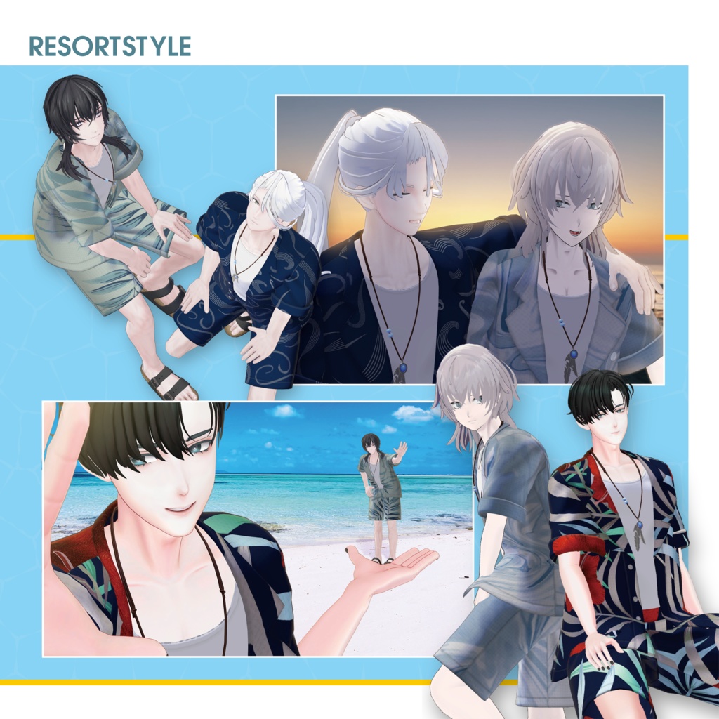 【3D衣装】Resort Style<VRC対応>for Type NGY / UEN