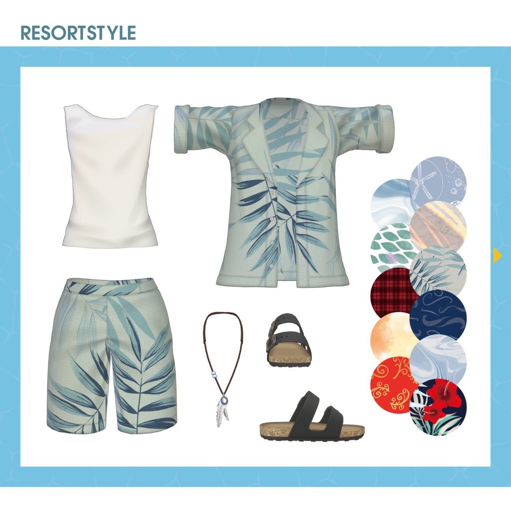 【3D衣装】Resort Style<VRC対応>for Type NGY / UEN