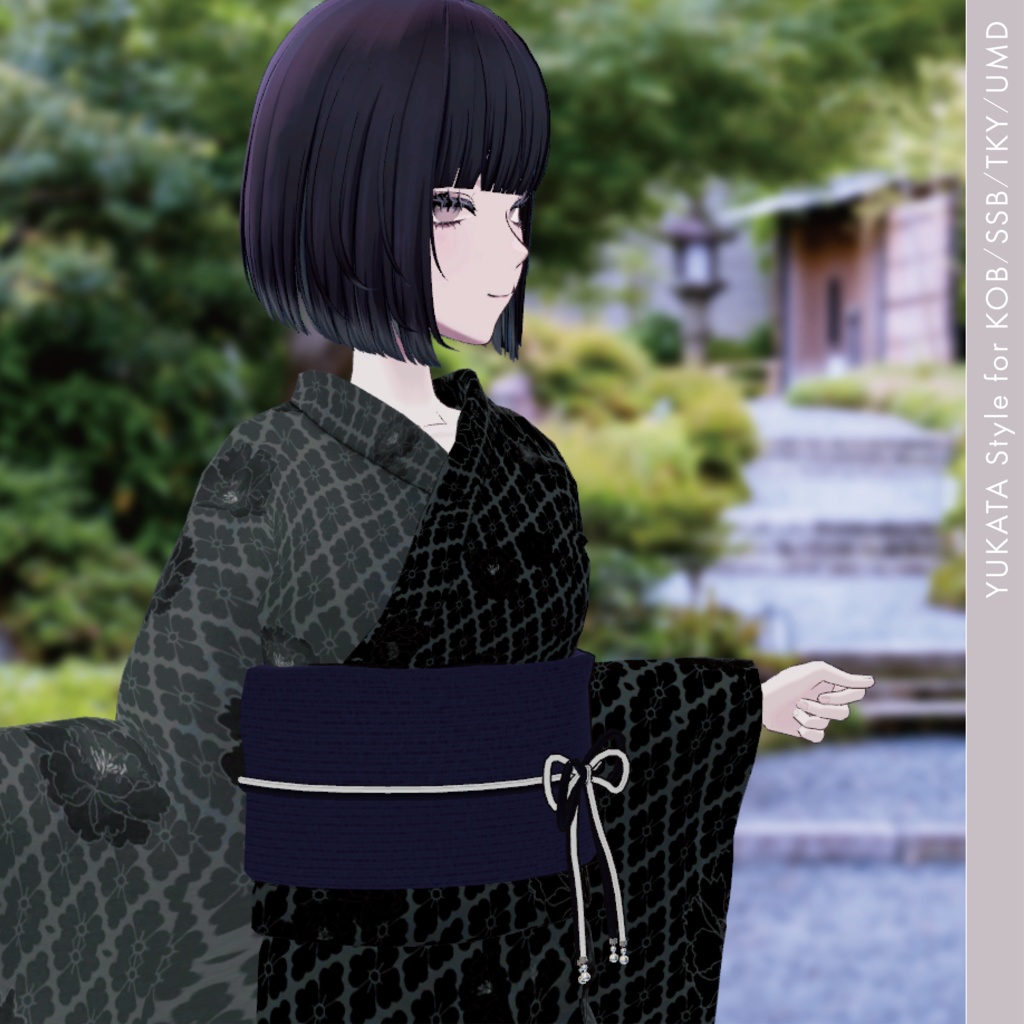 【3D衣装】YUKATA Style<VRC対応>for Type KOB / SSB / TKY / UMD