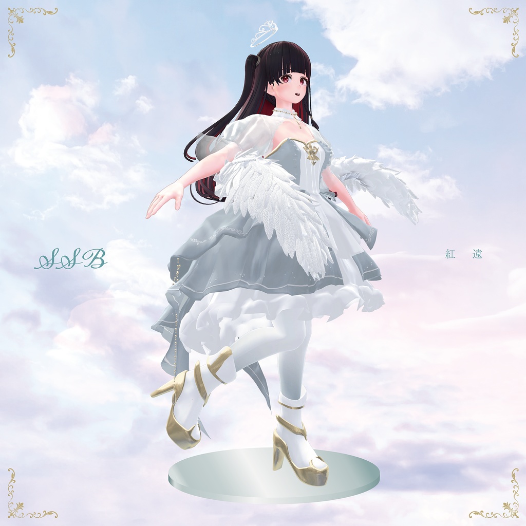 【3D衣装】Fancy Dress Style -frill dress-<VRC対応>