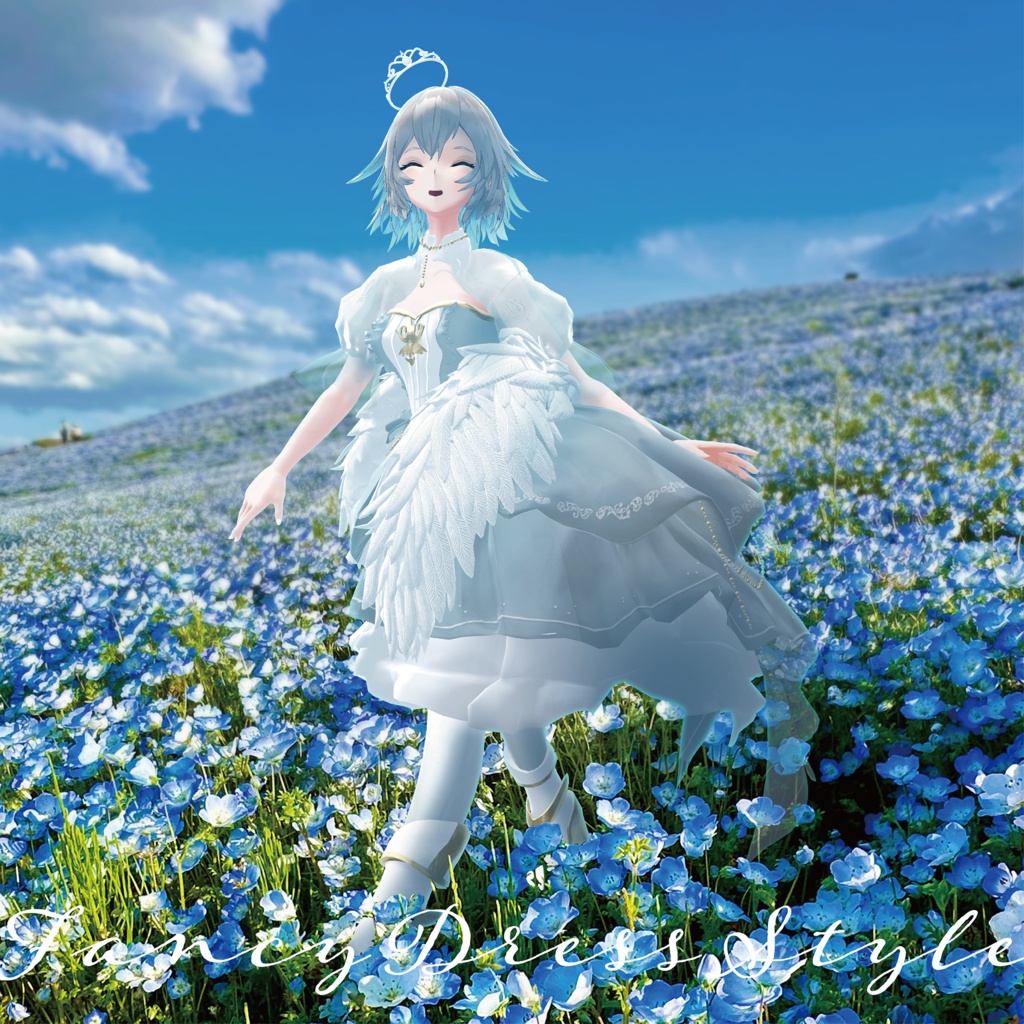 【3D衣装】Fancy Dress Style -frill dress-<VRC対応>