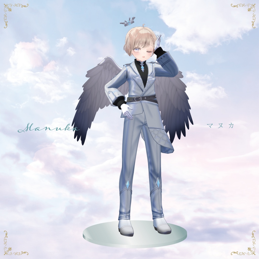 【3D衣装】Fancy Dress Style -jacket-<VRC対応>