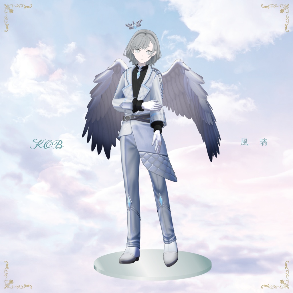 【3D衣装】Fancy Dress Style -jacket-<VRC対応>