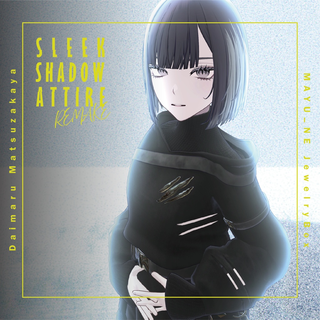 【3D 衣装】Sleek Shadow Attire REMAKE 《MAYU-NE JewelryBox コラボ》<VRC 対応>