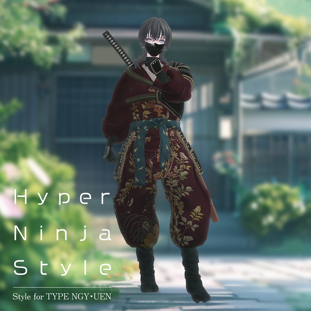 【3D 衣装】Hyper Ninja Style<VRC 対応>