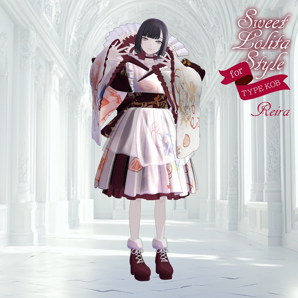 【3D 衣装】Sweet Lolita Style<VRC 対応>