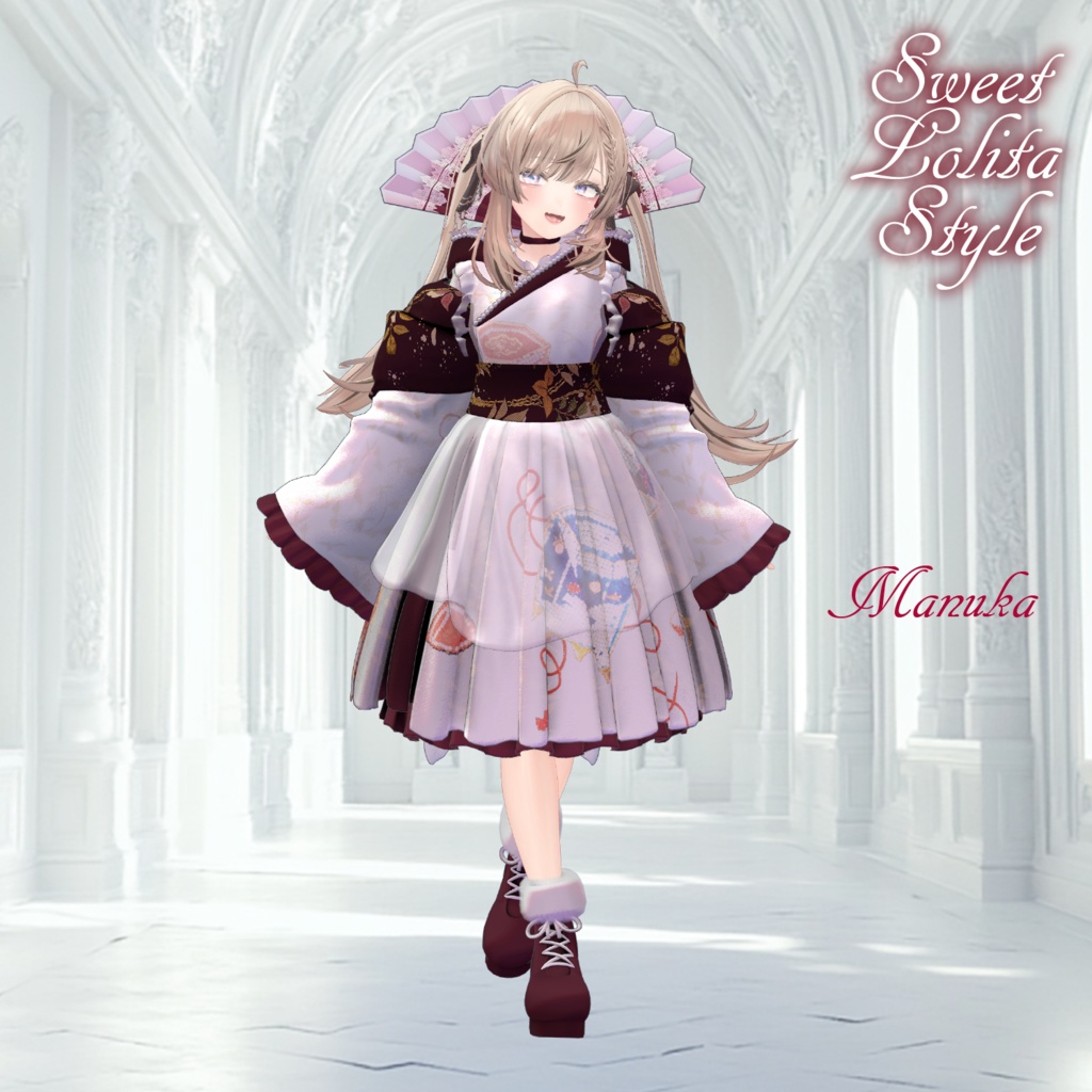 【3D 衣装】Sweet Lolita Style<VRC 対応>