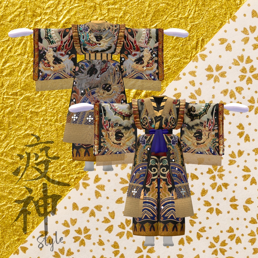 【3D衣装】疫神 - Iwami Kagura Ekishin Style -<VRC対応>