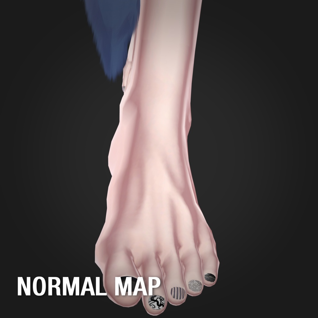 Body Normal Map For Komano
