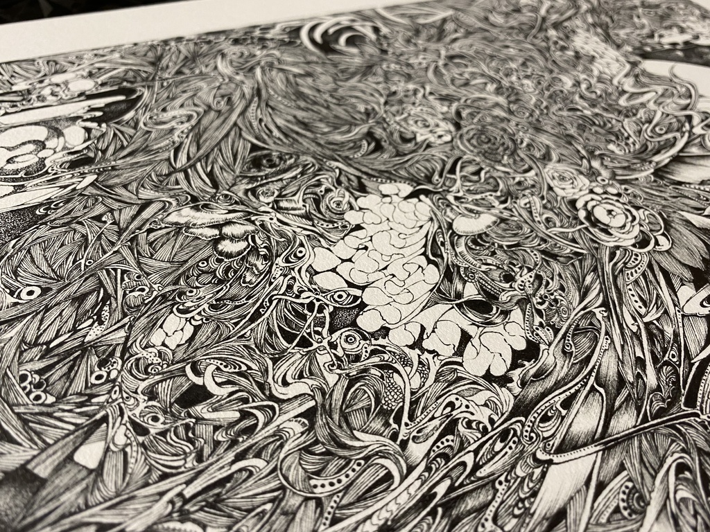 【原画】黒い言葉