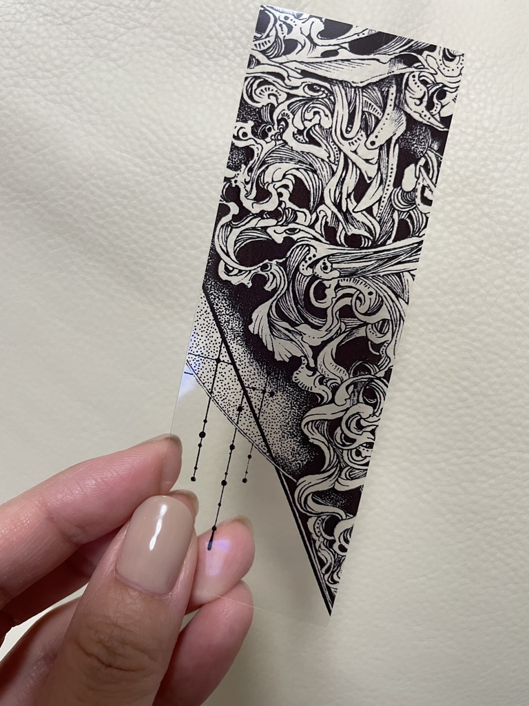 クリアブックマーカー